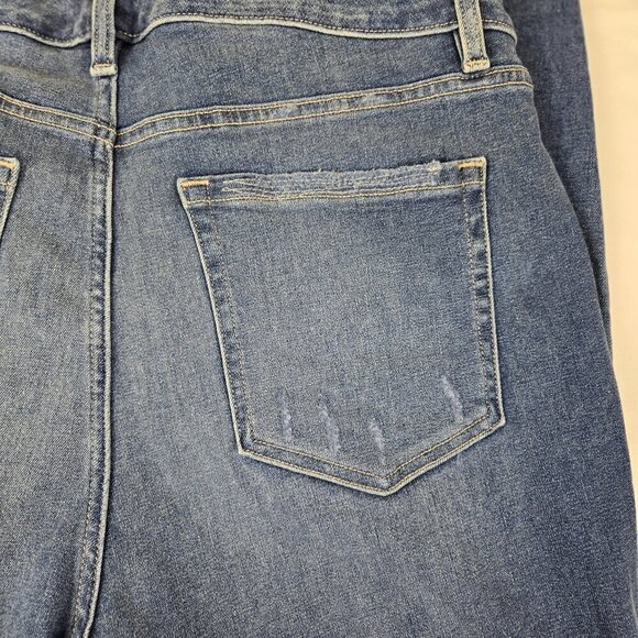 Lane Bryant Size 20 Mid-Rise Skinny Jean Flex Magic Waistband Distressed NWT - Picture 14 of 16